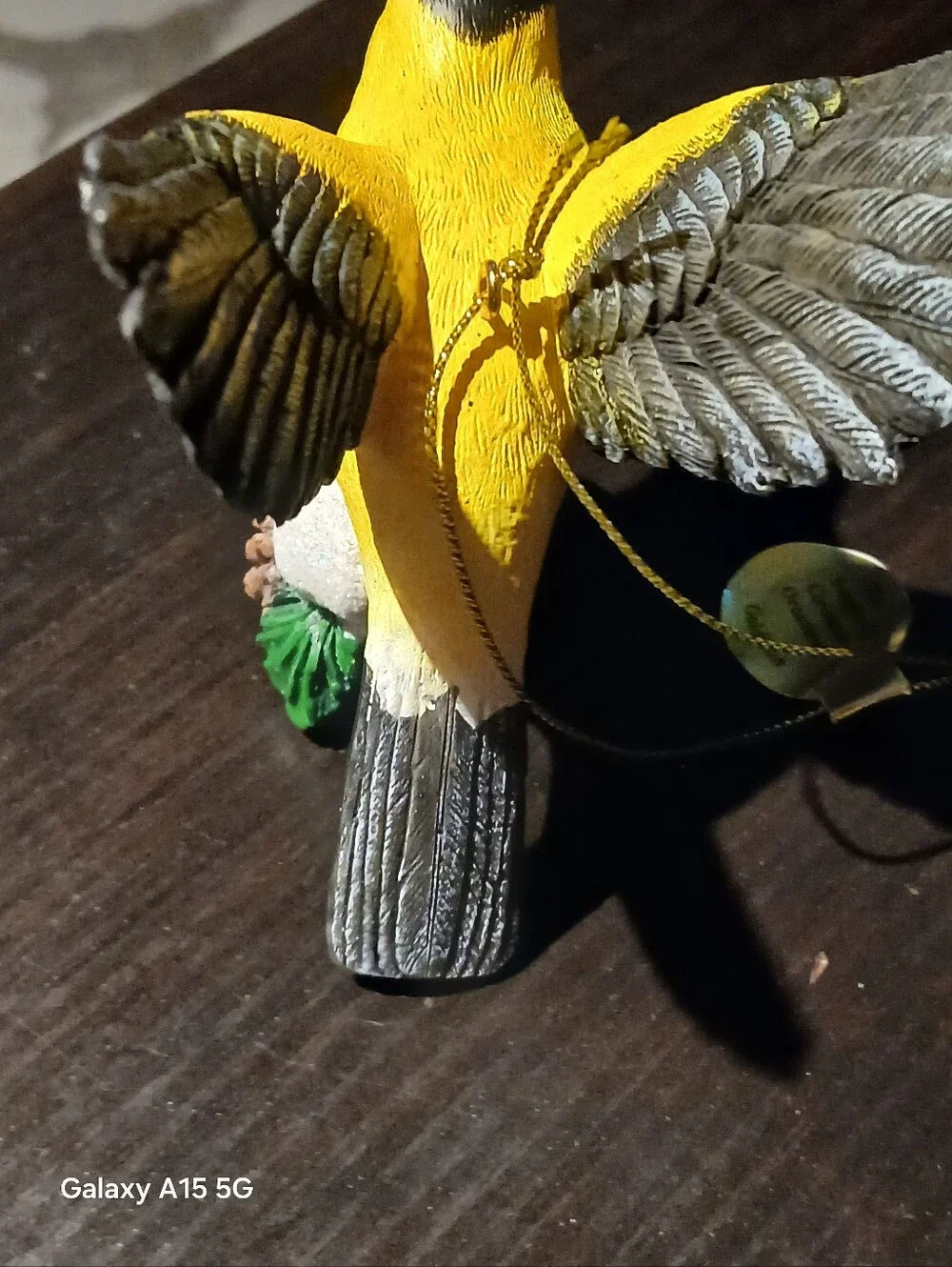 Danbury Mint Goldfinch Songbird Christmas Ornament